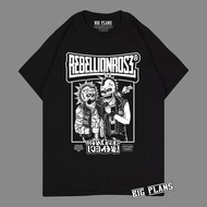 Rebellionrose T-Shirt Back Rank Punk T-Shirt Punk Music T-Shirt Rr T-Shirt