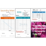 NOTA CUSTOM LAUNDRY 2 PLY 1/2 FOLIO / TOKO ATK/ SEMBAKO/ ELEKTRONIK