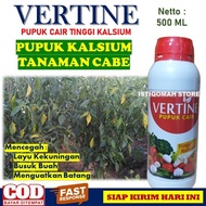 COD MURAH Pupuk Cair VERTINE KALSIUM 500ml Pupuk Pencegah Rontok Buah Cabe Cabai Ampuh - Obat Penceg