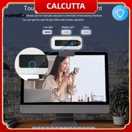 [calcutta] Computer Webcam Rotatable Wide Compatibility ABS 1080P/2K/4K Desktop Webcam with Microphone for Laptop