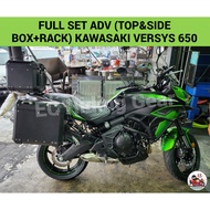 FULL SET ADV (TOP&SIDE BOX+RACK) KAWASAKI VERSYS 650