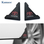 2Pcs Car Anti-scratch Protector Sticker Door Corner Cover for Toyota Land Cruiser Camry Yaris Camry Vios Altis Innova Sienta Avanza