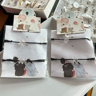 (2pcs) Starfish couple bracelets Sea shell couple bracelets Cute couple bracelets