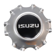 Logo chụp mâm bánh xe ô tô ISUZU MUX 2018 (Bạc)