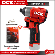 Mesin Bor Obeng Cordless Brushless Impact Driver 12V DCK KDPL04-8 Z KDPL04-8Z