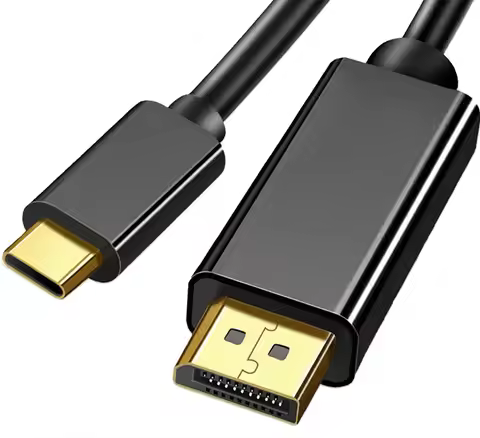 8K USB C to DisplayPort Cable [HDR, 8K@60Hz, 4K@144Hz, 2K@240Hz] Type C Cable to DP 1.4 Compatible w