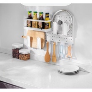 STORA SET PEGBOARD KITCHEN WALL RACK. KITCHEN PEGBOARD ORGANIZER SET. WALL-MOUNTED KITCHEN RACK. KIT