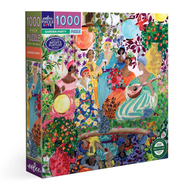 eeboo Garden Party 1000 Pc Sq Puzzle จิ๊กซอว์รูปปาร์ตี้ในสวนแบบ 1000 ชิ้น