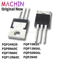 1-5pcs FQP34N20 FQP8N60C FQP7N80C FQP12N60C FQP19N20 FQP13N06L FQP50N06L FQP2N40 TO-220 MOS FET tran