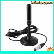 1 Piece Digital HD Freeview Antenna HDTV Antenna Black Plastic Outdoor Waterproof for DVB-T DVB-T2 a