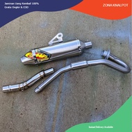 FMF Muffler exhaust racing pipe 38mm So Calif Ksr 110 Ksr 110 pro Msx 125 rocket 4 competition FMF F