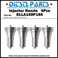 4x Diesel Fuel Injector Nozzle Tip 129906-53000 DLLA159P195 DL-159P195 for Yanmar 4TNV98 4TNV94 7299