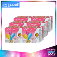 NatureGift Collagen Coffee เนเจอร์กิฟ คอลลาเจน กาแฟไขมันต่ำ ไม่มีน้ำตาล 13.5g. x 10ซอง (6กล่อง)