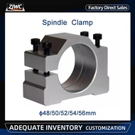 CNC Clamp Spindle Mount Bracket 50 Diameter 48mm/50mm/52mm/54mm/56mm Aluminum Clamps with 4 Hexagon 