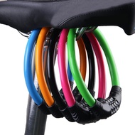 CROWDSHOPPEBike Lock 5-Digital Password Mountain Bicycle Bike Security Wire Cable Lock Black