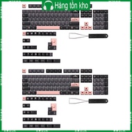 WIN Night Sakuras Keycaps 136-Key PBT Five-sided Sublimation Keycap Set Adapts to 61 64 68 84 87 96 