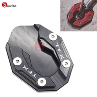 For Yamaha TFX150 TFX 150 tfx Motorcycle Accessories CNC Kickstand Foot Side Stand Extension Pad Wit