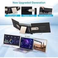 15.6’ Triple Screen Laptop Screen Extender FHD 1080P IPS Detachable Screen Travel Monitor Laptop Scr