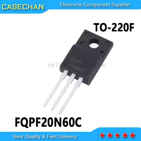 10PCS NEW and Original FQPF20N60C FQPF20N60 20N60 TO-220F