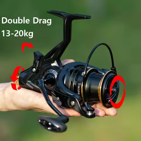 Carp Fishing Reel Spinning Reel QH3000-9000 Strong Double Drag 20kg Carretilha Pesca Sea Reel Fishin