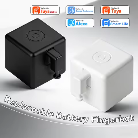 3D DIY Fingerbot Plus Smart Button Pusher Remote Switch Robot for Tuya Zigbee Coffee PC Alexa Google