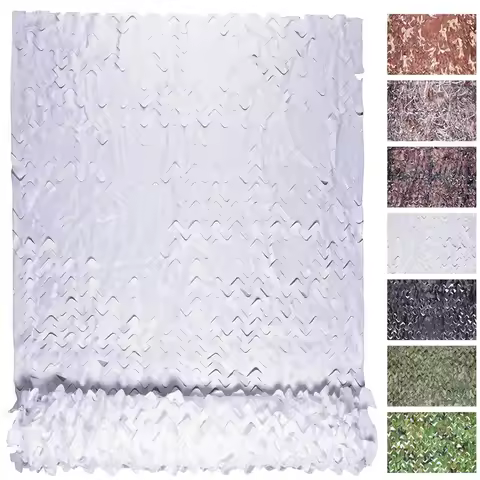 Military camouflage net pavilion camouflage net shade net garden decoration net green jungle white d