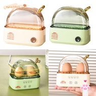 EUCALYTUSMY 2-Egg Electric Steamer & Poacher, Multifunction Automatic Egg Cooker