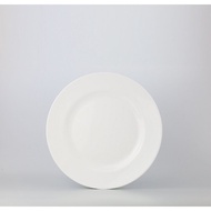 【Wholesale】 ( MELAMINE WHITE ROUND PLATE 21CM) MELAMINE 21CM plastic plate 【ini】