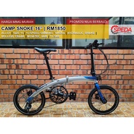 CHEAPEST FOLDING BIKE 16" CAMP SNOKE TIAGRA