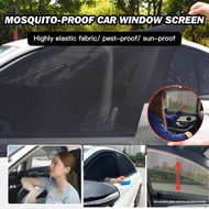 Car Window Cover Sunshade Sun Shade Net Anti Insect Breathable Jaring Nyamuk Tingkap Kereta Aksesori