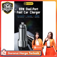 ESSAGER Car Charger Fast Charging LED Light USB Type C Port 89W - ES-CC16
