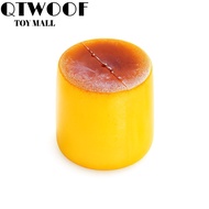 QTWOOF Caramel Pudding Squeezing Ball Shell, Soft Realistic Pudding Shaped DIY Empty Pudding Shell, 