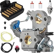 455 Rancher Carburetor for Husqvarna 455 460 455E 461 Rancher Chainsaw Jonsered CS2255 Gas Chainsaw,