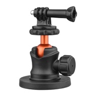 onlylove UURIG BH-07 Mini Ball Head Camera Tripod Mount 1/4 Inch Screw with Magnetic Base Sports Ada