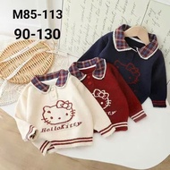 Sweater for HK KIDS girls, standard autumn-winter knitted sweater made in Guangzhou, size 2-7 years 
