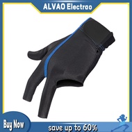 Skin-friendly Billiard Glove Elastic Billiard Glove 3 Finger Left Hand Billiard Pool Glove for Men W