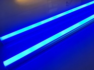 Đèn LED tuýp thanh T5 liền máng 1m2 120cm KOWO nhiều màu xanh lá xanh dương vàng hồng sử dụng trang