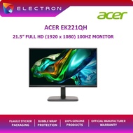 Acer EK221Q  21.5" FHD 100Hz Monitor ( HDMI, VGA, 3 Yrs Wrty )
