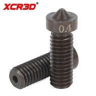 XCR 3D Printer Parts Hardened Nozzle 0.4/1.75Mm M6 Thread For High Temperature V6 Hotend E3d