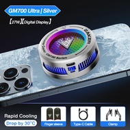 EAKER พัดลมระบายความร้อนโทรศัพท์ เย็นจนเป็นน้ำแข็ง เล่นเกม 27W ช่วยยืดอายุแบตเตอรี่โทรศัพท์ GM700