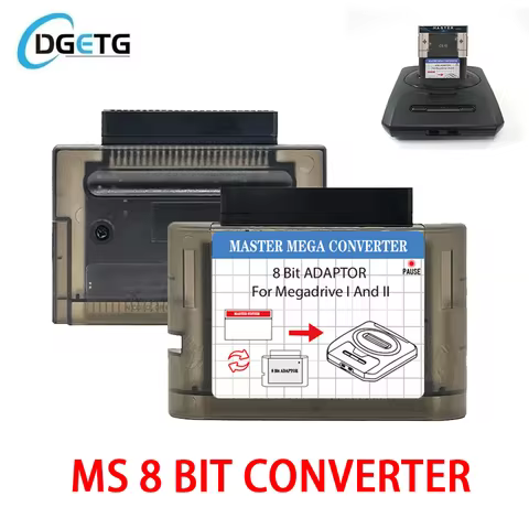 Master System Cartridge 8 bit Converter Mega drive 16 bit Adapter For SEGA Mage drive I/II 1st/2nd G