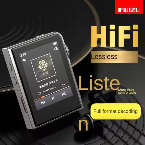 RUIZU A58 HD Lossless Mini Sport MP3 Player With 2.0 Inch 16GB Hifi MP3 Music Player Support 128G TF