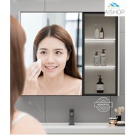 [SG Stock]Stainless steel Bathroom Vanity Cabinet Set Bathroom Cabinet Mirror Cabinet With Wash Basin