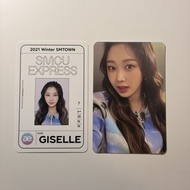Aespa Giselle 小卡 Photocard (2021 Winter SMTOWN SMCU EXPRESS)
