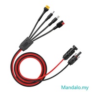 MEET Current 13A Solar Panel Charging Cable With DC7909 DC5521 XT60 Connectors