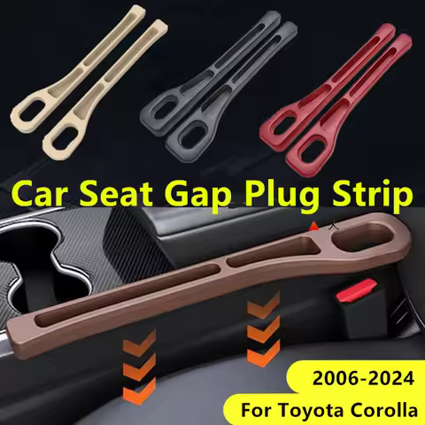 PU Car Seat Crevice Filling Storage Leak-Proof Sealing Strip For Toyota Corolla E150 E210 Cross 2006