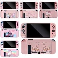 Nintendo Switch Oled Case NS Switch cartoon Pink  star Kirby TPU protective