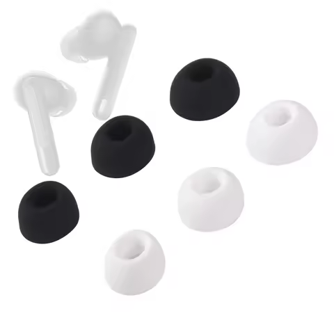 6Pcs Silicone Ear Tips for OPPO Enco Free 2 Eartips for OPPO Enco X/W51 TWS Wireless Noise Reduction
