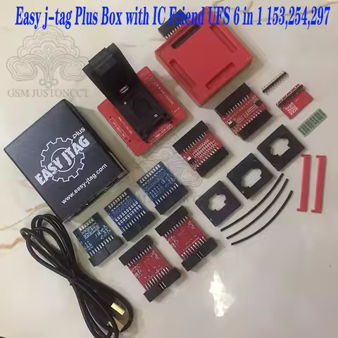 Original IC Friend Ufs 4 in 1 Socket Ufs 254,153,297 + Z3X Easy J-tag Plus Box