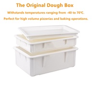 Dough Proofing Box Heavy Duty Dough Fermentation Box Stackable Pizza Dough Container White Bread Dou